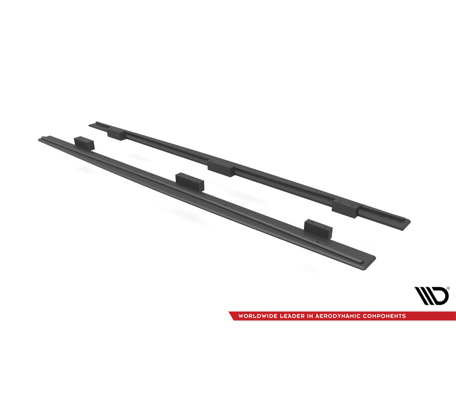 Maxton Design Street Pro Side Skirts Diffusers Audi S3 / A3 S-Line Sportback 8V Facelift