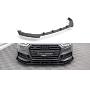 Maxton Design Maxton Design Street Pro Front Splitter V.1 + Flaps Audi S3 / A3 S-Line Sportback 8V Facelift