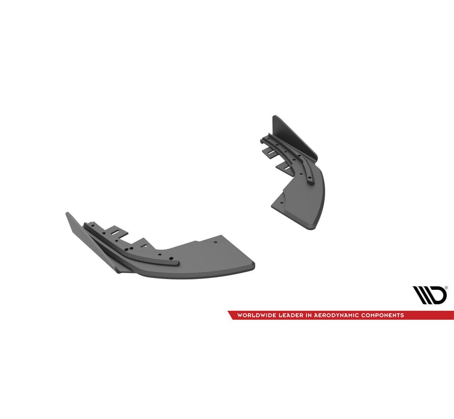 Maxton Design Street Pro Rear Side Splitters + Flaps Audi S3 Sportback 8V Facelift