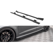 Maxton Design Maxton Design Street Pro Side Skirts Diffusers + Flaps Audi S3 / A3 S-Line Sportback 8V Facelift