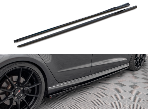 Maxton Design Maxton Design Side Skirts Diffusers Audi S3 / A3 S-Line Sportback 8V Facelift