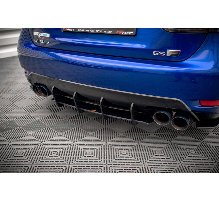 Maxton Design Street Pro Rear Diffuser Lexus GS F Mk4 Facelift