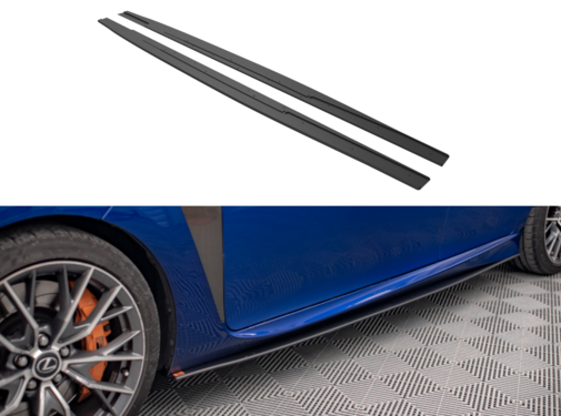 Maxton Design Maxton Design Street Pro Side Skirts Diffusers Lexus GS F Mk4 Facelift