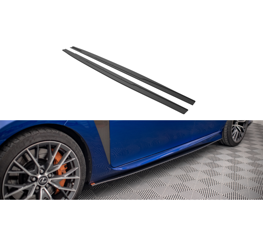 Maxton Design Street Pro Side Skirts Diffusers Lexus GS F Mk4 Facelift