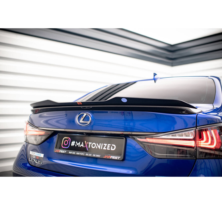 Maxton Design Spoiler Cap Lexus GS F Mk4 Facelift