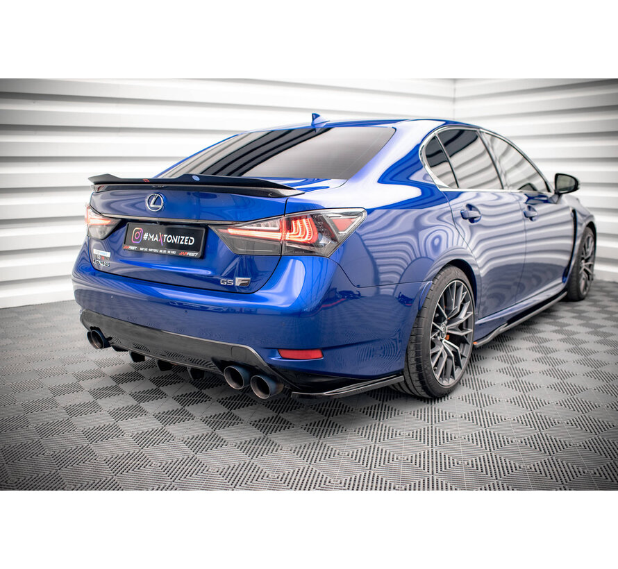 Maxton Design Rear Side Splitters Lexus GS F Mk4 Facelift