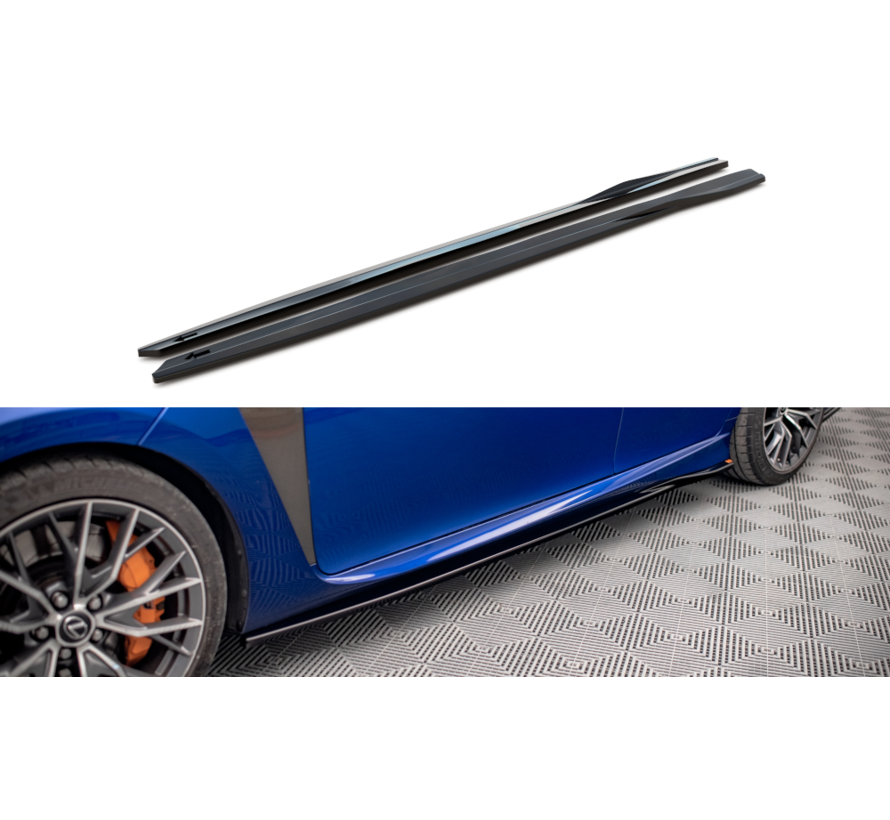 Maxton Design Side Skirts Diffusers Lexus GS F Mk4 Facelift