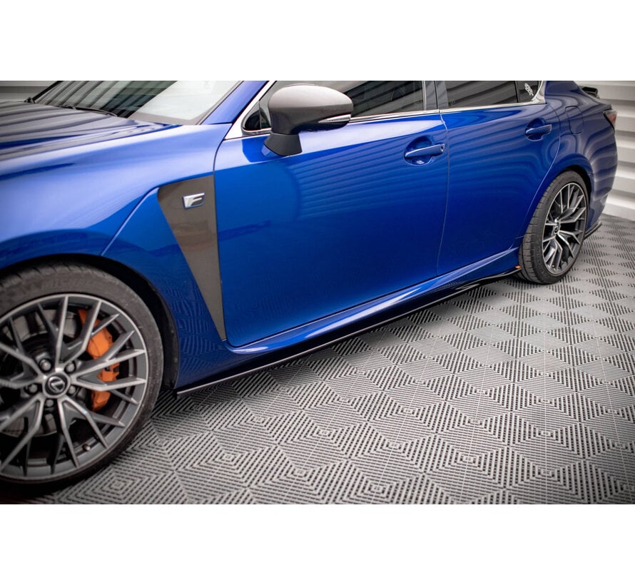 Maxton Design Side Skirts Diffusers Lexus GS F Mk4 Facelift