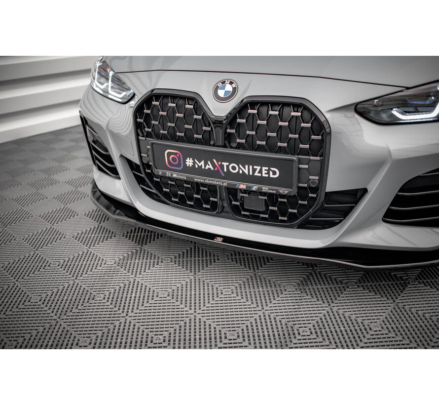 Maxton Design Front Splitter V.1 passend voor BMW 4 / i4 Gran Coupe M-Pack / M440i G26