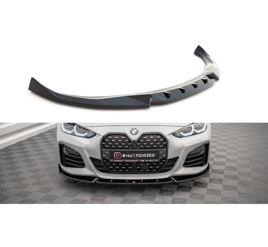 Maxton Design Front Splitter V.2 BMW 4 / i4 Gran Coupe M-Pack / M440i G26