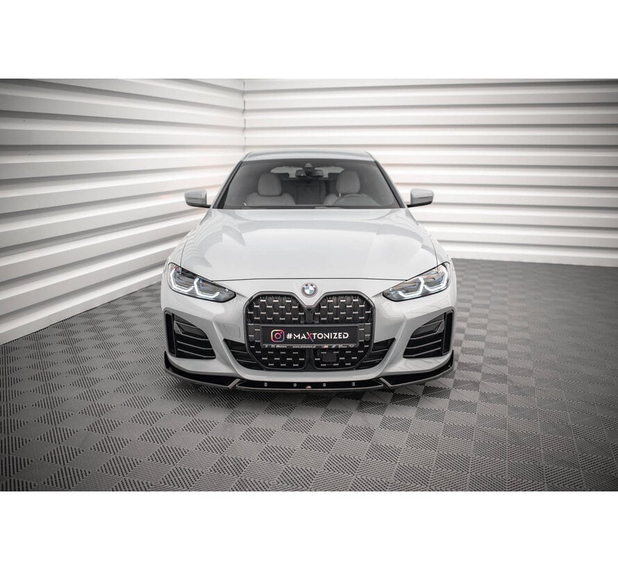 Maxton Design Front Splitter V.2 BMW 4 / i4 Gran Coupe M-Pack / M440i G26