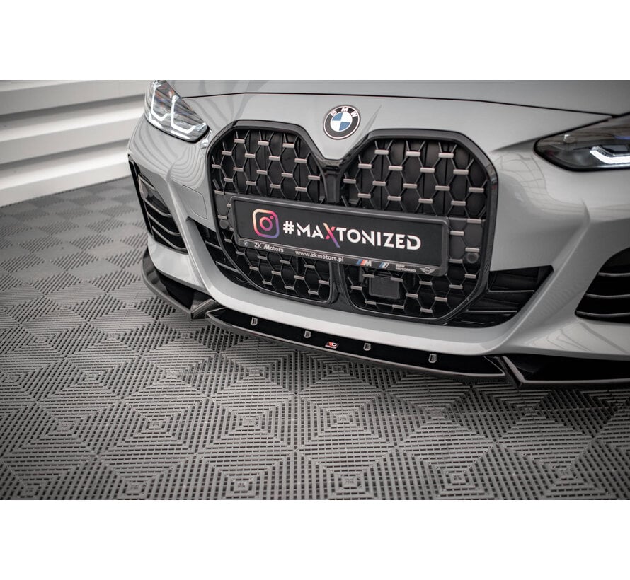 Maxton Design Front Splitter V.2 BMW 4 / i4 Gran Coupe M-Pack / M440i G26