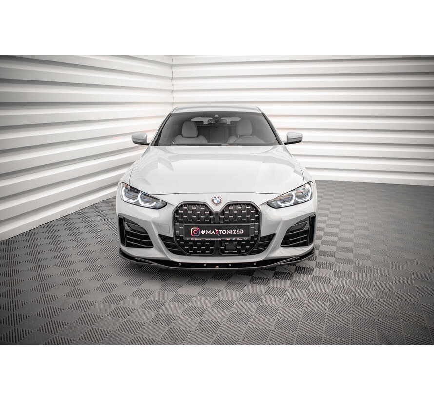 Maxton Design Front Splitter V.3 passend voor BMW 4 / i4 Gran Coupe M-Pack / M440i G26