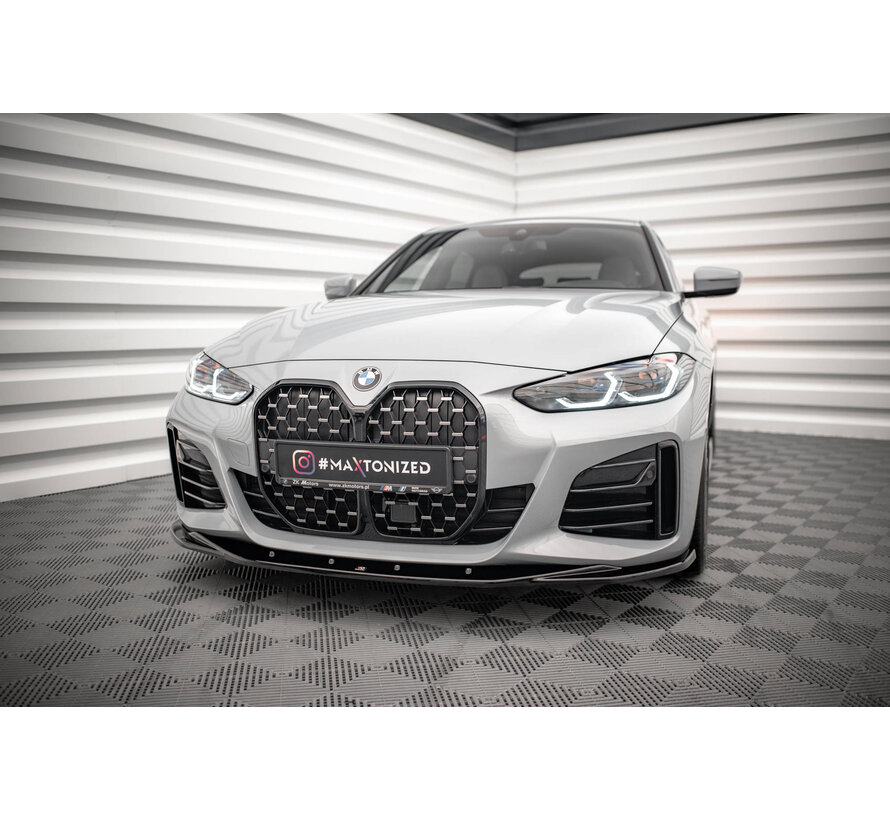 Maxton Design Front Splitter V.3 passend voor BMW 4 / i4 Gran Coupe M-Pack / M440i G26