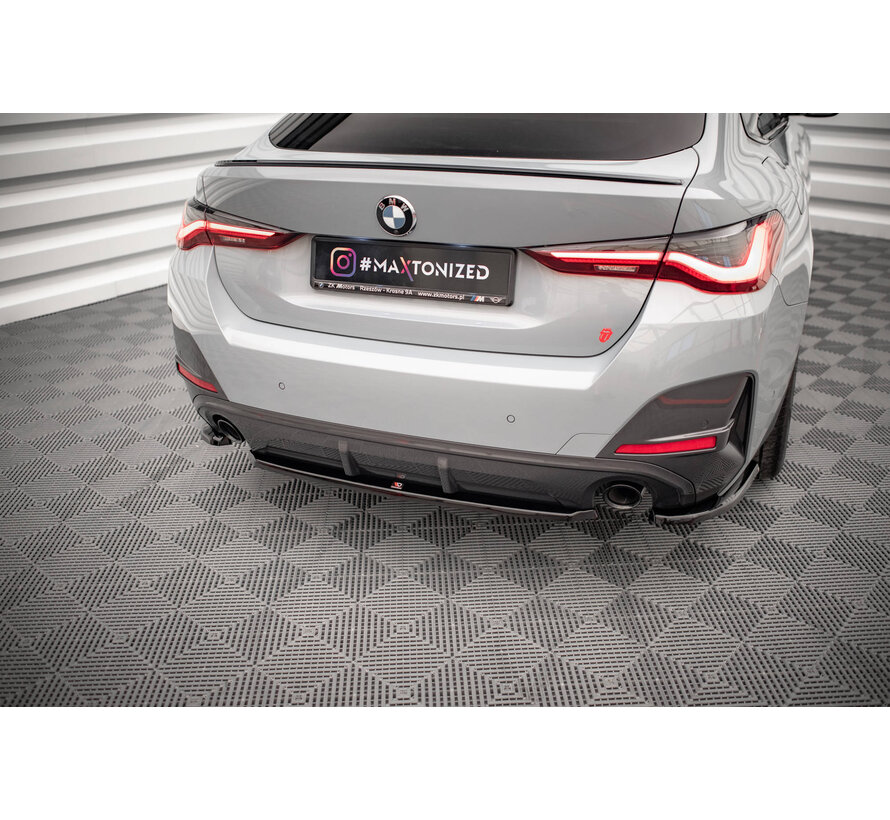 Maxton Design Central Rear Splitter for BMW 4 Gran Coupe M-Pack G26
