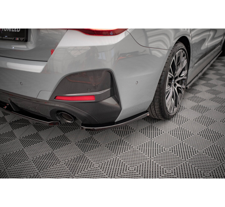 Maxton Design Rear Side Splitters V.1 BMW 4 Gran Coupe M-Pack G26