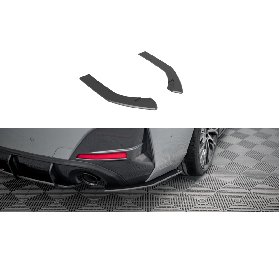 Maxton Design Street Pro Rear Side Splitters BMW 4 Gran Coupe M-Pack G26