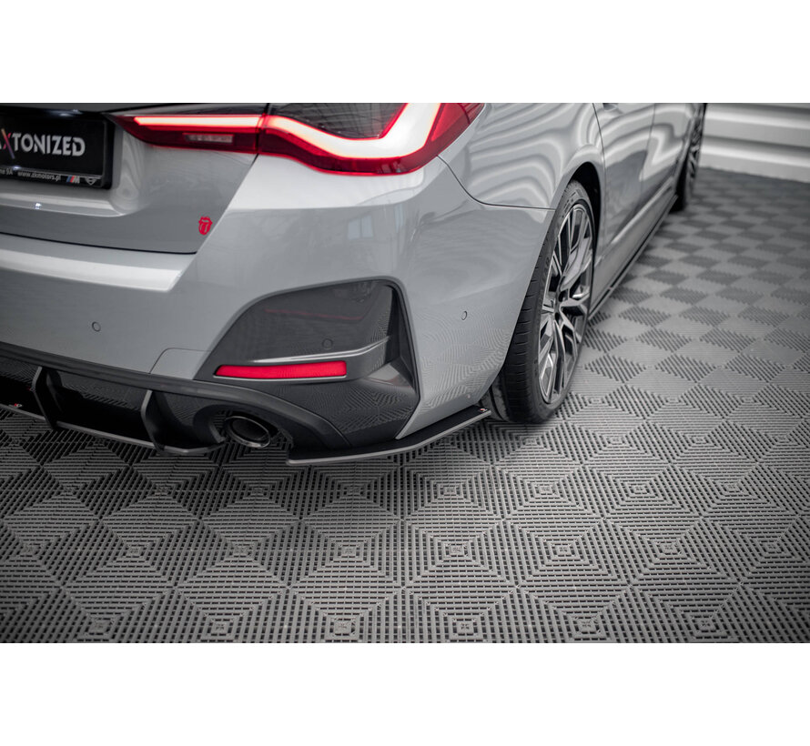 Maxton Design Street Pro Rear Side Splitters BMW 4 Gran Coupe M-Pack G26