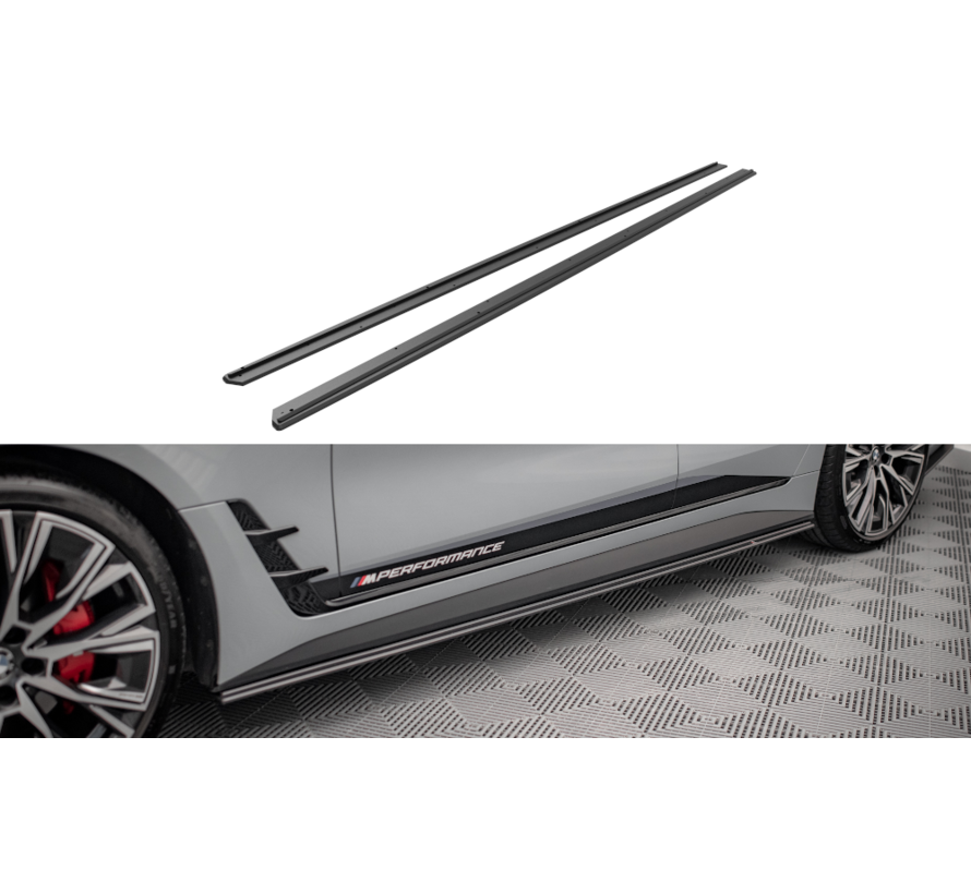 Maxton Design Street Pro Side Skirts Diffusers BMW 4 Gran Coupe M-Pack G26