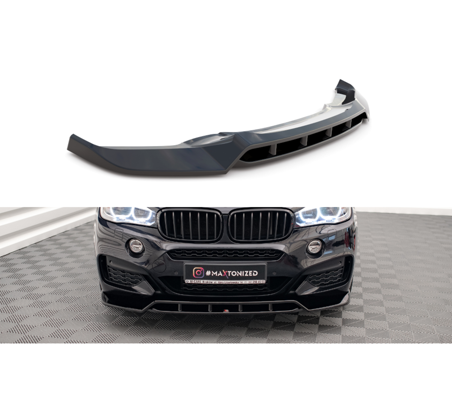 Maxton Design Front Splitter V.2 BMW X6 M-Pack F16