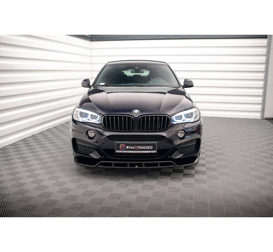 Maxton Design Front Splitter V.2 passend voor BMW X6 M-Pack F16