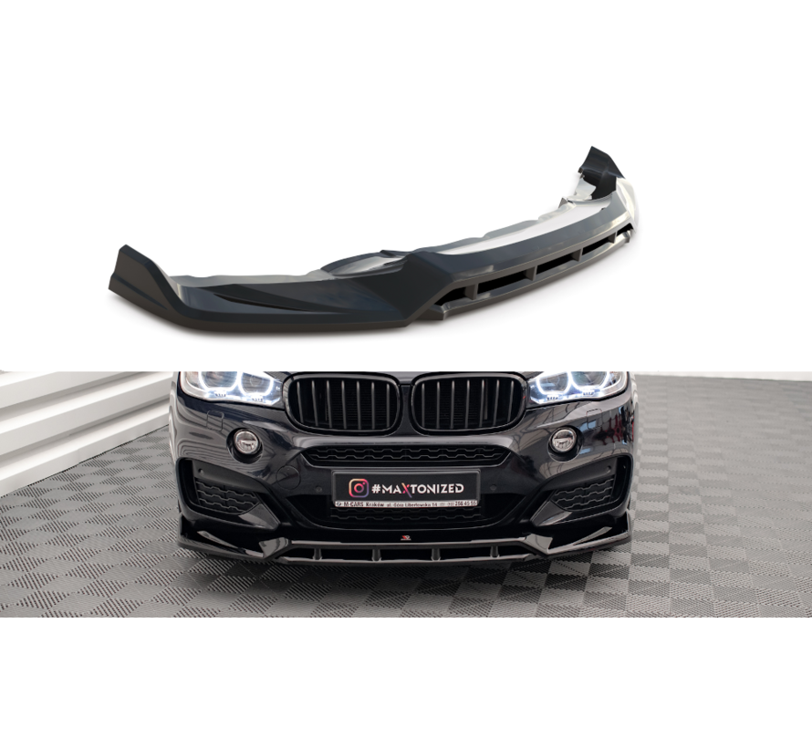 Maxton Design Front Splitter V.3 passend voor BMW X6 M-Pack F16