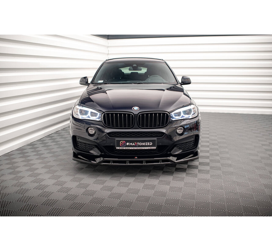Maxton Design Front Splitter V.3 passend voor BMW X6 M-Pack F16