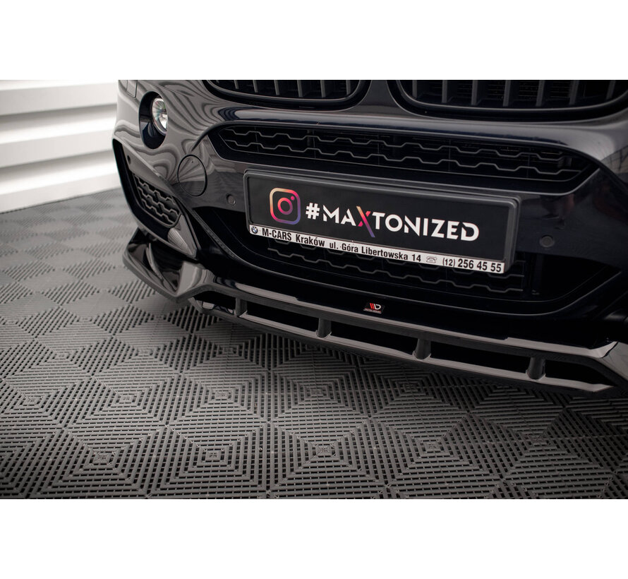 Maxton Design Front Splitter V.3 passend voor BMW X6 M-Pack F16
