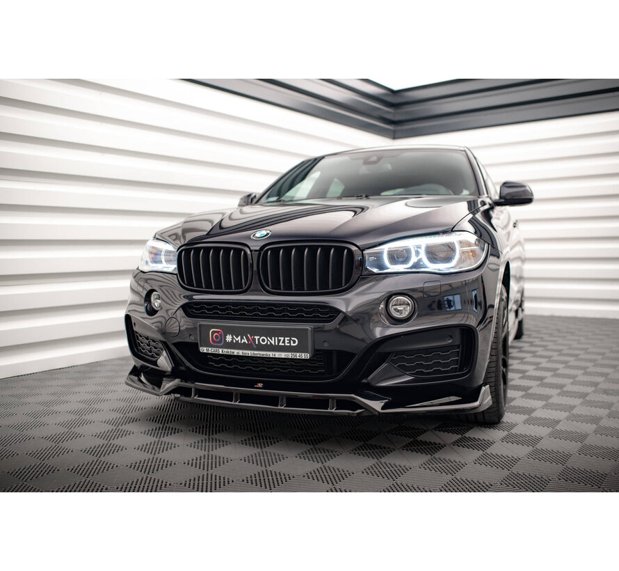 Maxton Design Front Splitter V.3 passend voor BMW X6 M-Pack F16