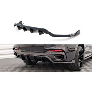 Maxton Design Maxton Design Central Rear Splitter (with vertical bars) BMW X6 M-Pack F16