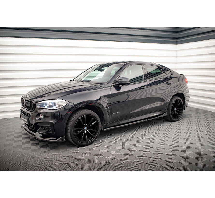 Maxton Design Side Skirts Diffusers V.2 BMW X6 M-Pack F16