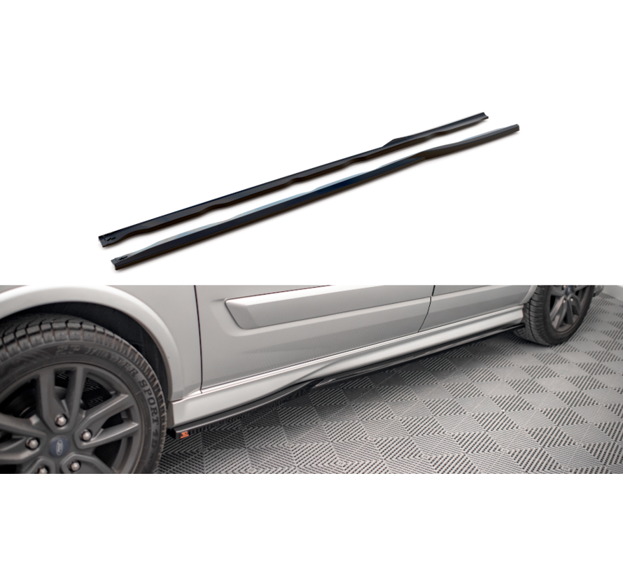 Maxton Design Side Skirts Diffusers Ford Transit Custom ST-Line Mk1 Facelift