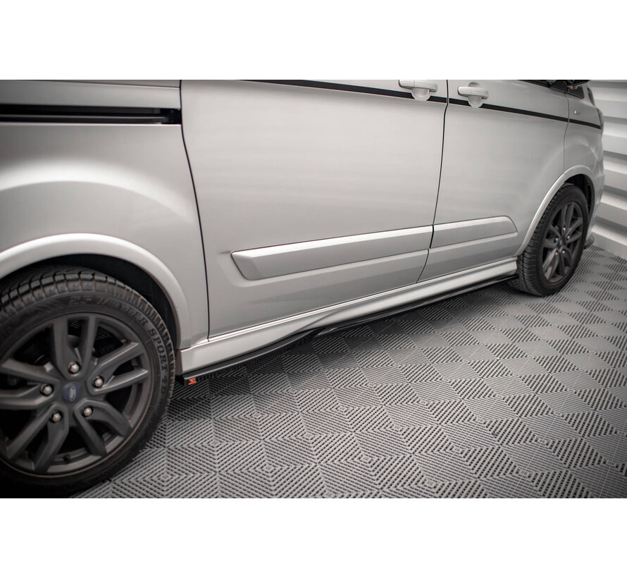 Maxton Design Side Skirts Diffusers Ford Transit Custom ST-Line Mk1 Facelift