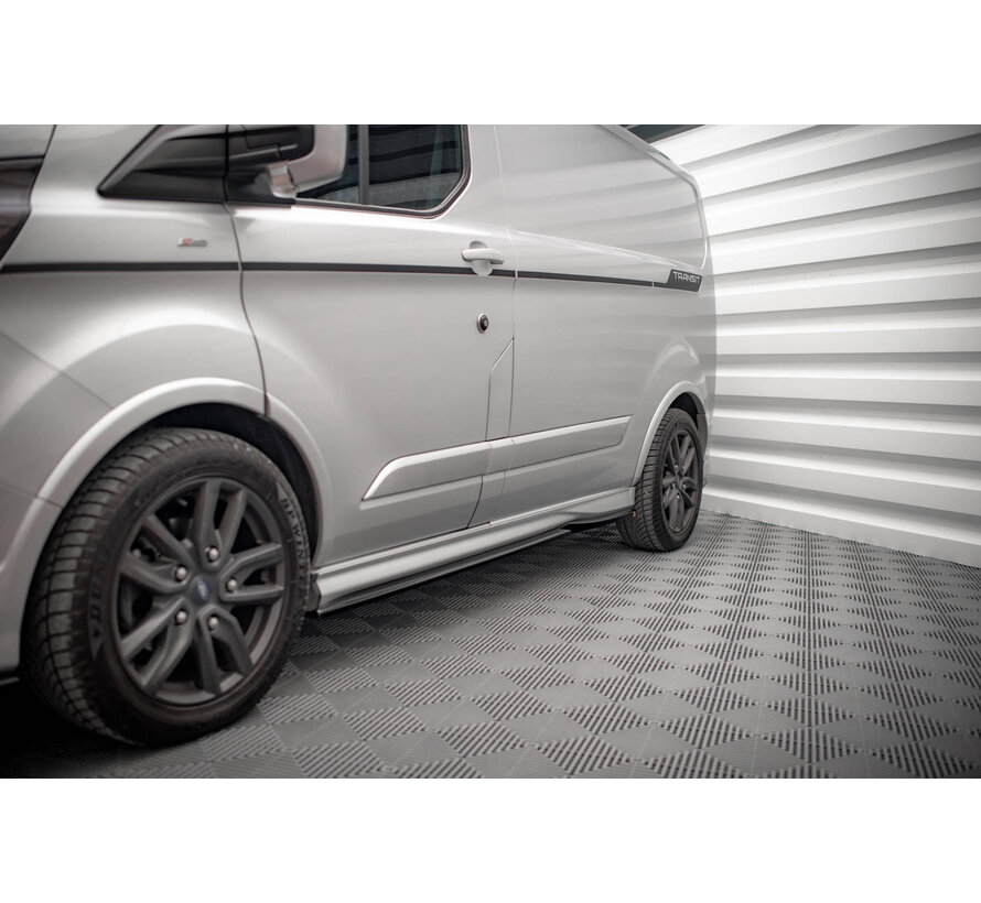 Maxton Design Side Skirts Diffusers Ford Transit Custom ST-Line Mk1 Facelift