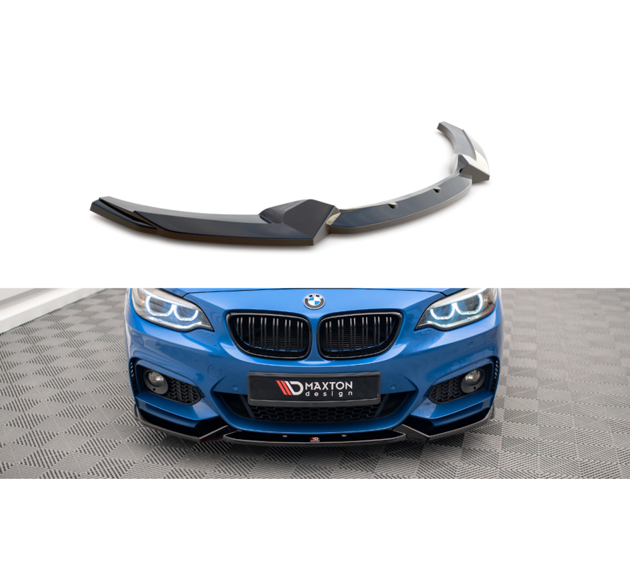 Maxton Design Front Splitter V.2 passend voor BMW 2 M-Pack F22