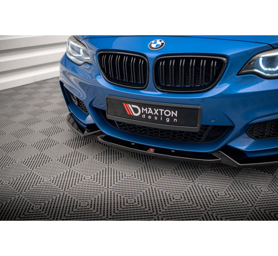 Maxton Design Front Splitter V.2 passend voor BMW 2 M-Pack F22