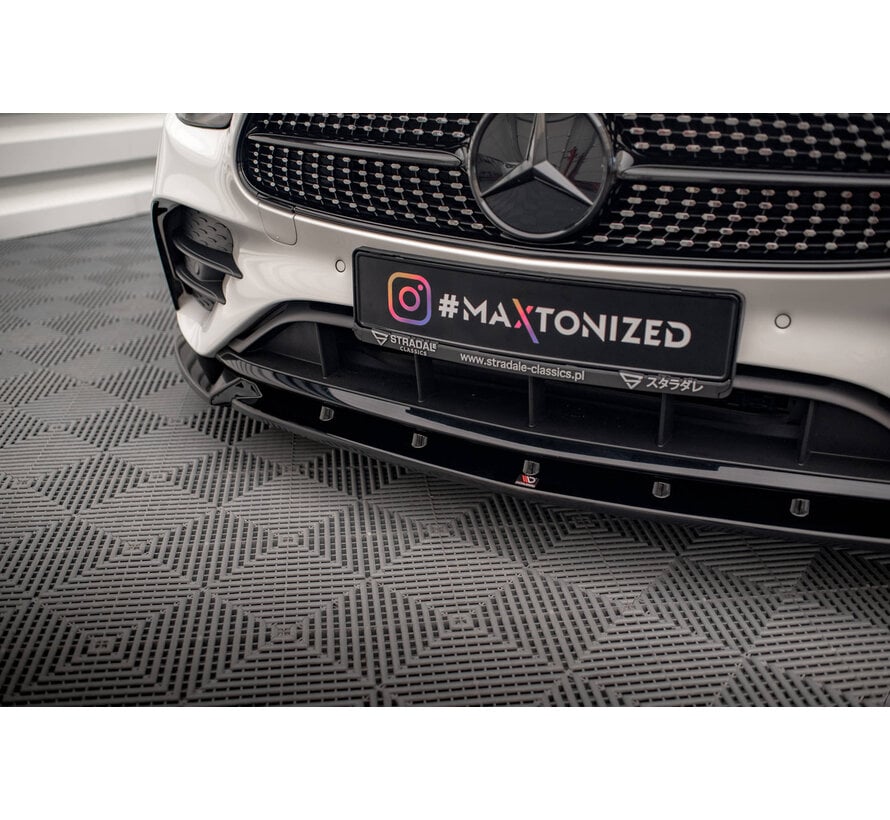 Maxton Design Front Splitter V.2 Mercedes-Benz E AMG-Line W213 Facelift