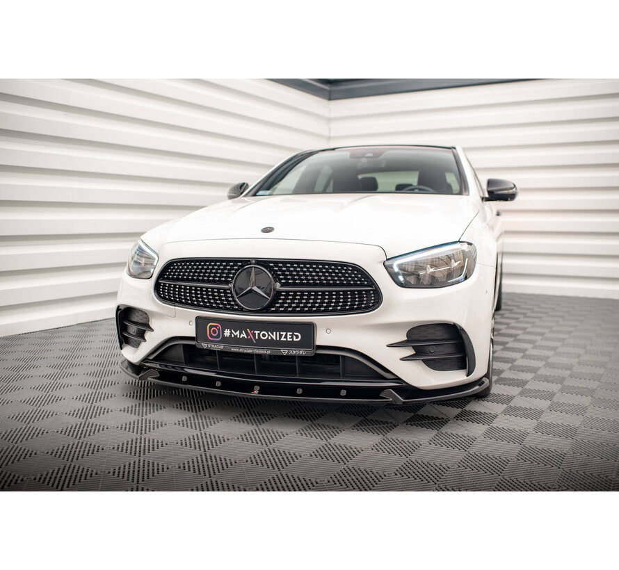 Maxton Design Front Splitter V.2 Mercedes-Benz E AMG-Line W213 Facelift