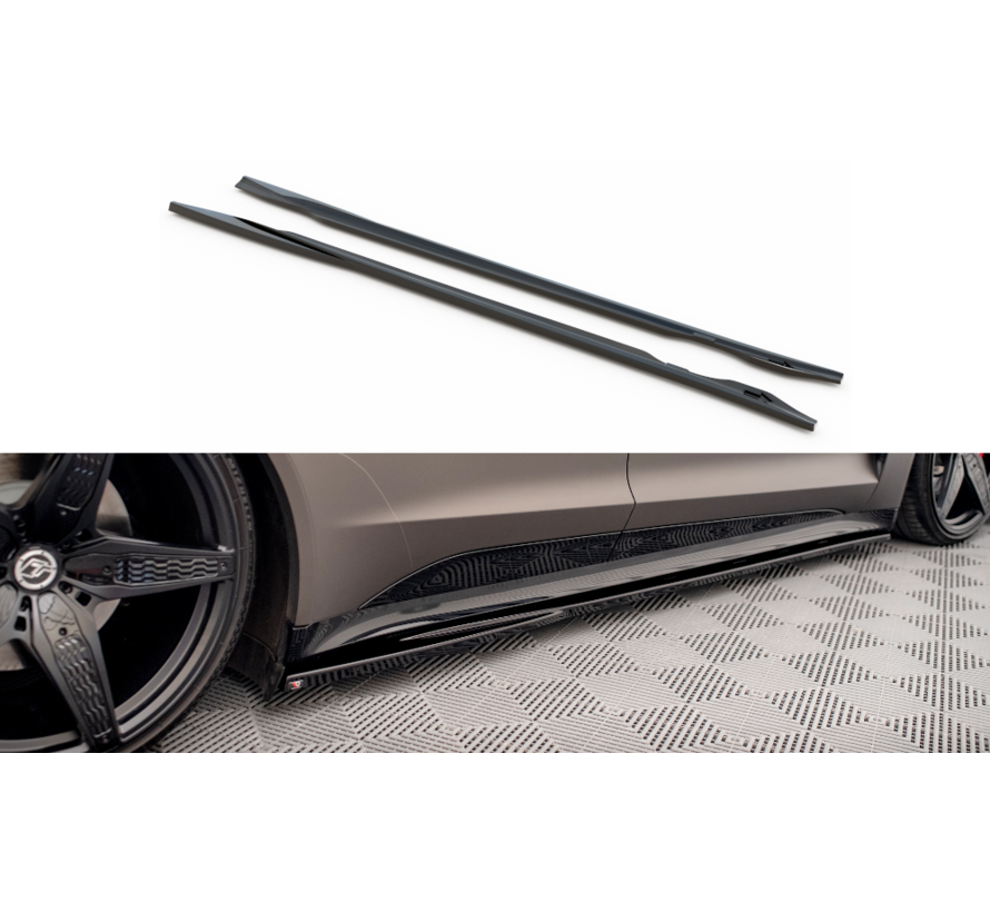 Maxton Design Side Skirts Diffusers V.1 Audi e-Tron GT / RS GT Mk1