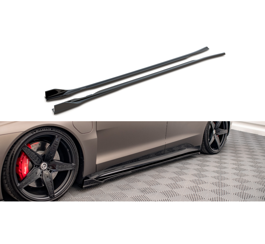 Maxton Design Side Skirts Diffusers V.2 Audi e-Tron GT / RS GT Mk1