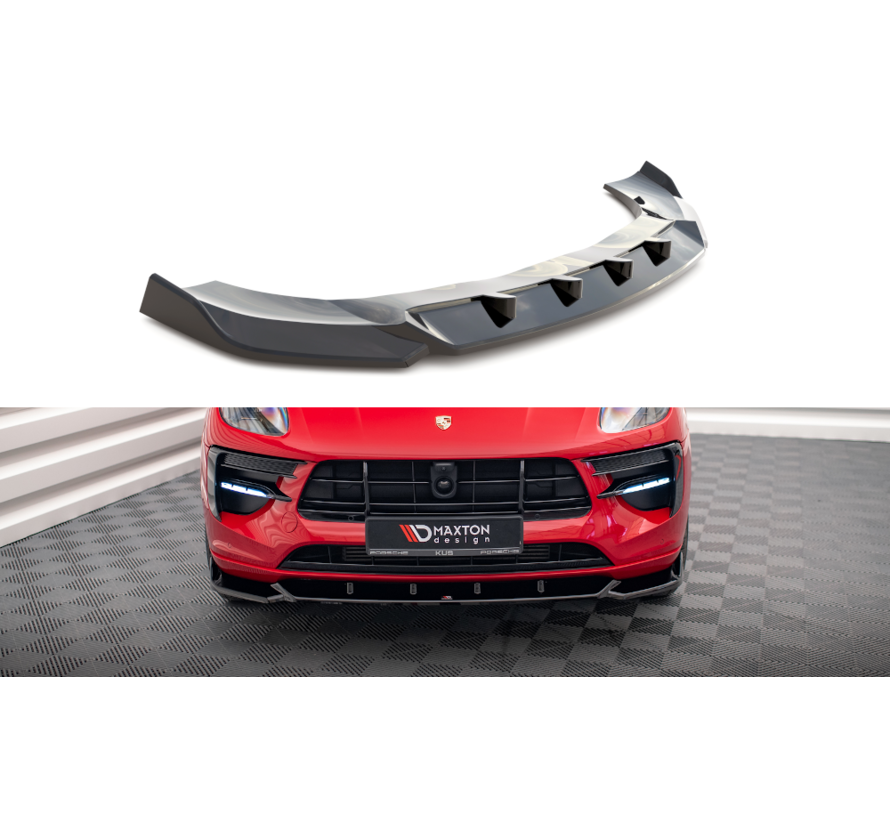 Maxton Design Front Splitter V.1 Porsche Macan Mk1 Facelift