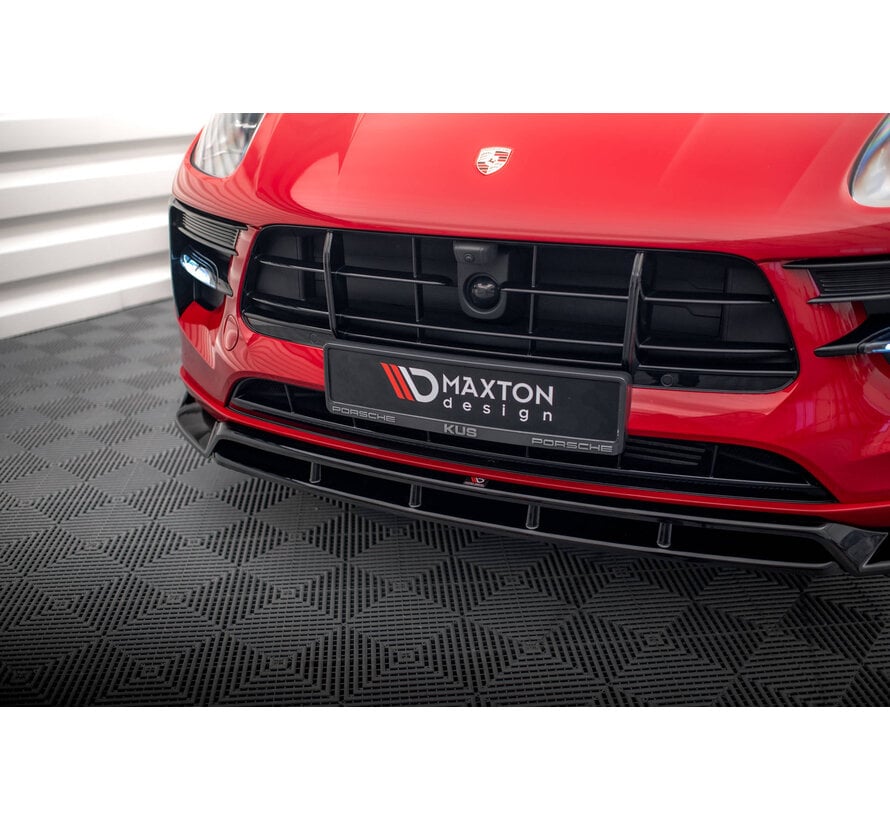 Maxton Design Front Splitter V.2 Porsche Macan Mk1 Facelift