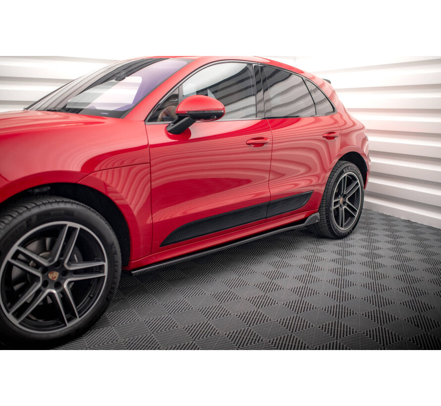 Maxton Design Side Skirts Diffusers Porsche Macan Mk1 Facelift