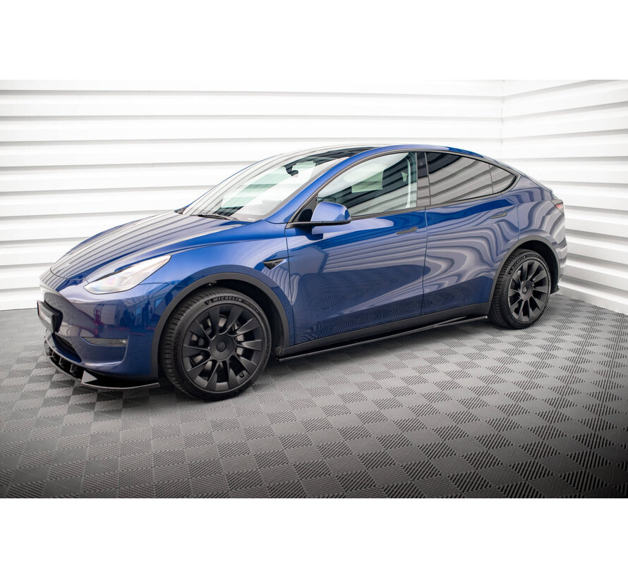 Maxton Design Side Skirts Diffusers V.1 Tesla Model Y