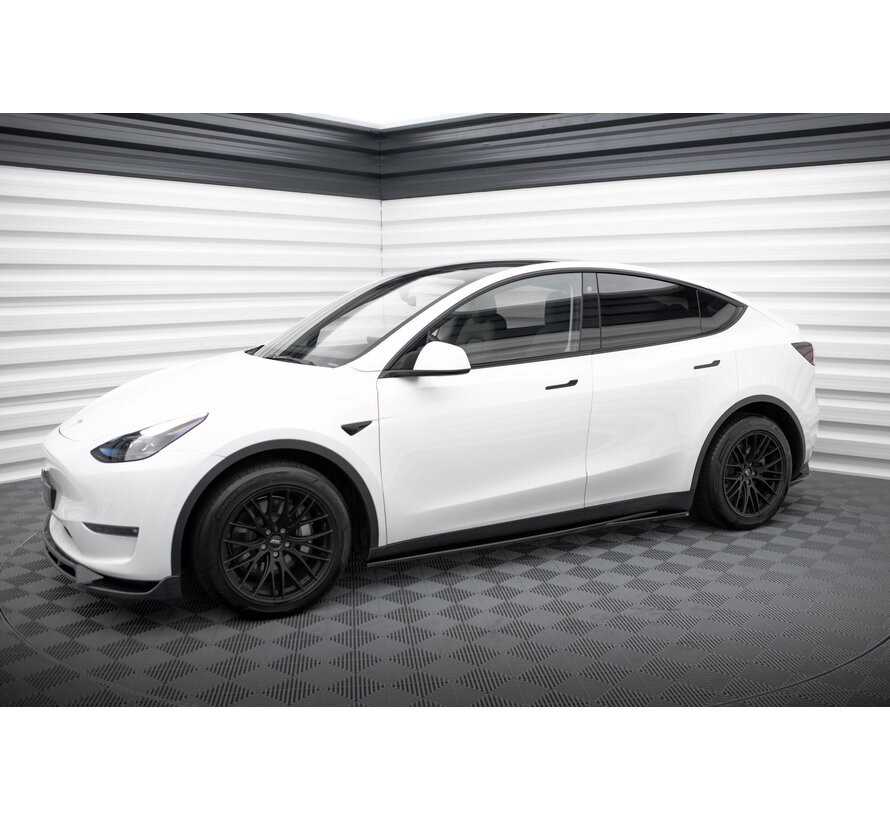 Maxton Design Side Skirts Diffusers V.1 Tesla Model Y