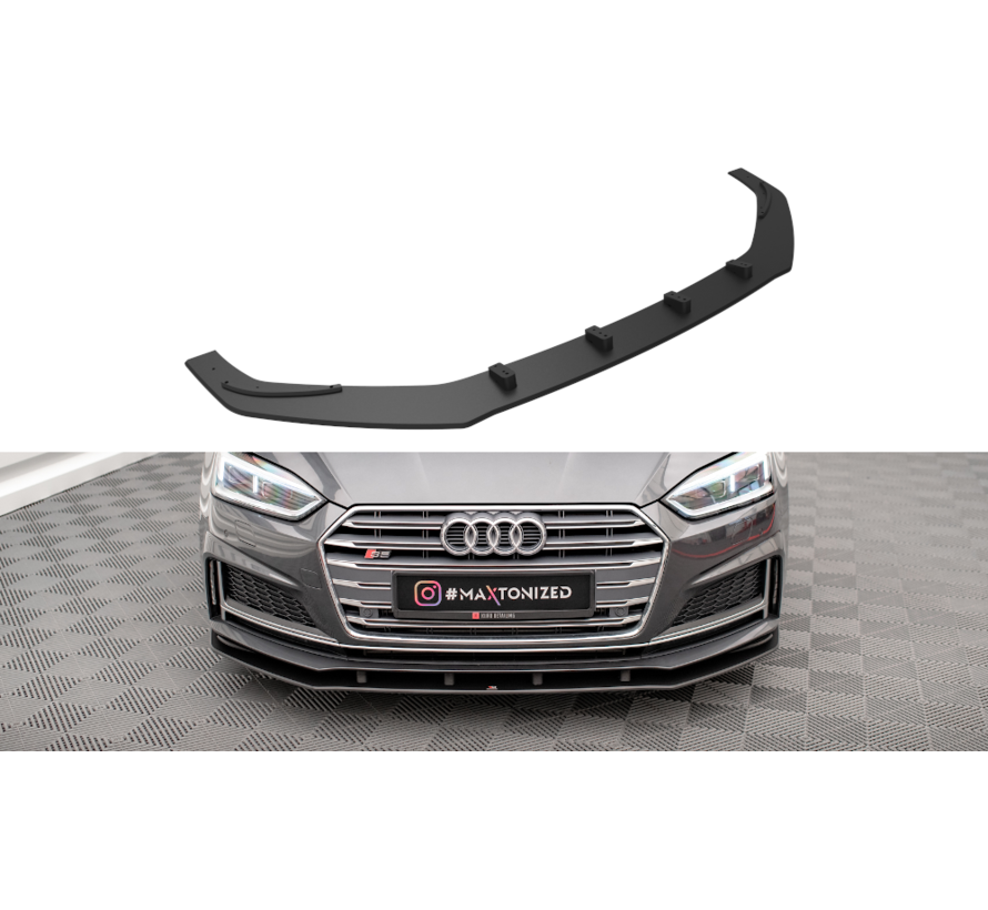 Maxton Design Street Pro Front Splitter Audi A5 S-Line / S5 Coupe / Sportback F5