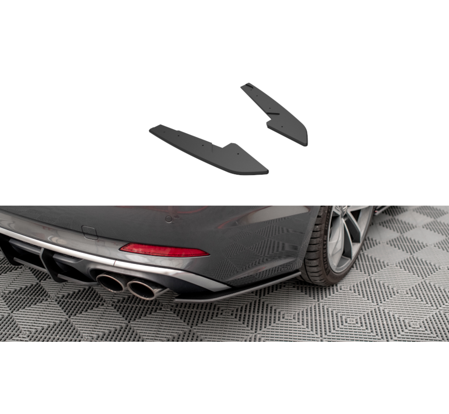 Maxton Design Street Pro Rear Side Splitters Audi S5 Sportback F5