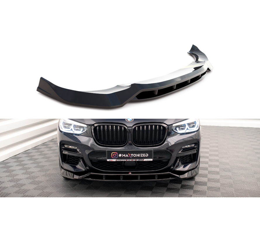 Maxton Design Front Splitter V.2  passend voor BMW X3 M40d / M40i / M-Pack G01