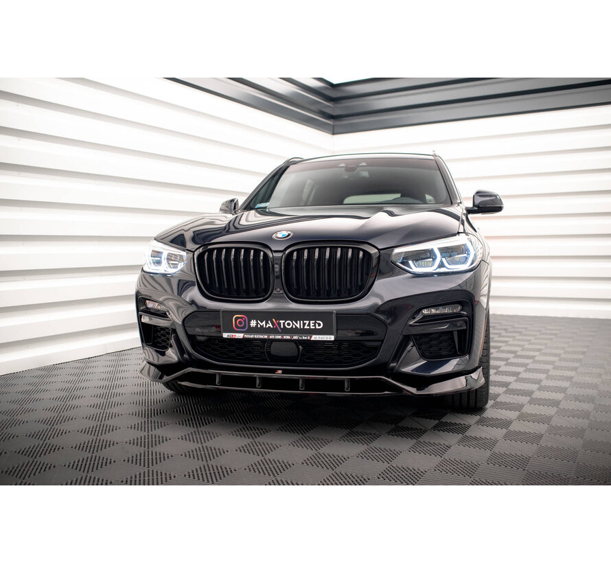 Maxton Design Front Splitter V.2  passend voor BMW X3 M40d / M40i / M-Pack G01