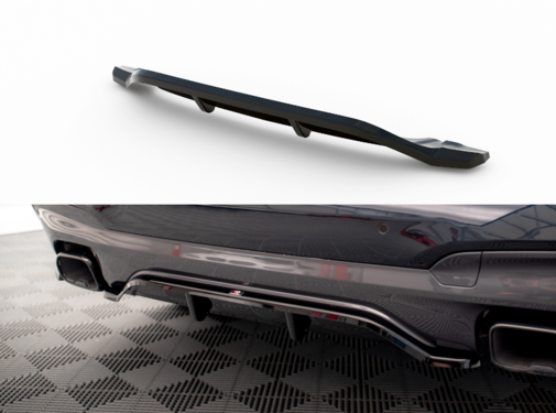 Maxton Design Maxton Design Central Rear Splitter (with vertical bars) BMW X3 M40i / M40d G01